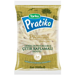 Pratiko Premium Patates Kaplamalı (9x9) 2,5 KG x 5 Paket