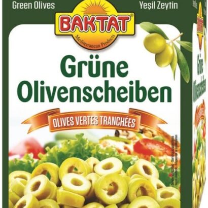 Baktat Dilimli Yeşil Zeytin 8 Kilogram